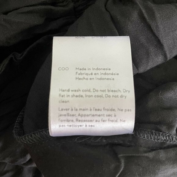 Cool Change Black Women's Elastic Waistband High Rise Pants Cropped - Picture 5 of 5